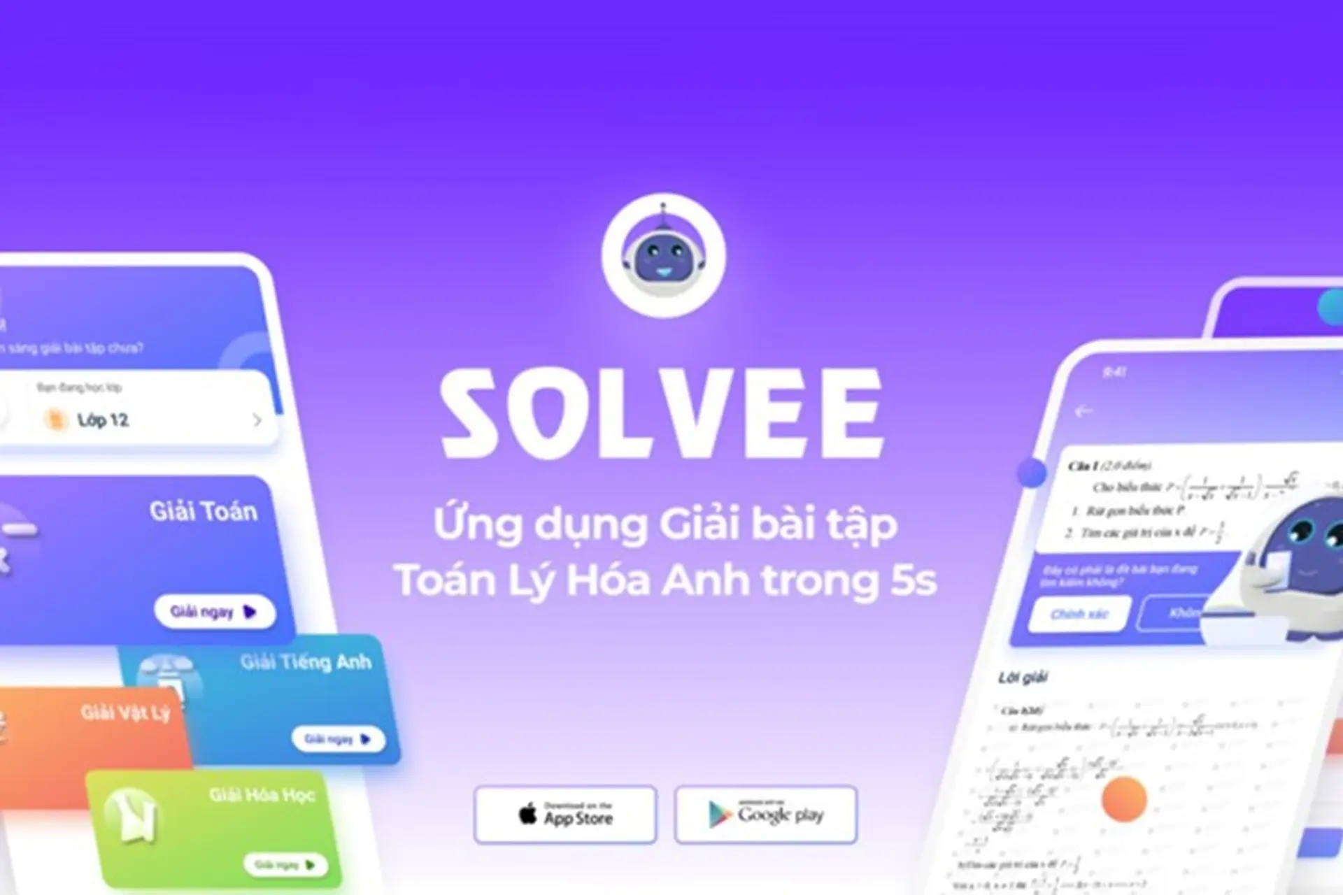 Dự án Solvee - App Giải bài tập